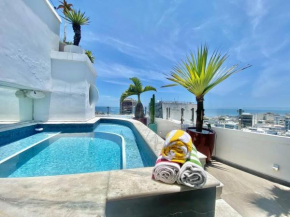 Cobertura duplex com piscina para alugar em Copacabana com 3 suítes